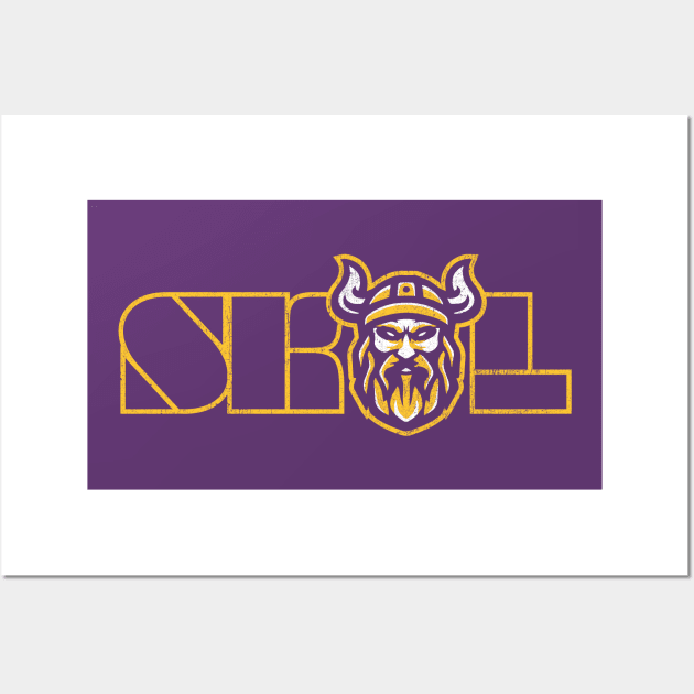 SKOL Viking Head Wall Art by Vector Deluxe